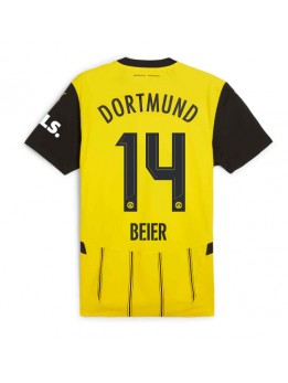 Moški Nogometna dresi replika Borussia Dortmund Maximilian Beier #14 Domači 2024-25 Kratek rokav